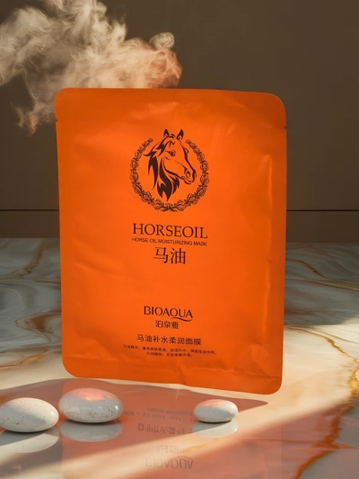 BioAqua Equilla Mask ulei di cal mască hidratantă 25ml pentru piele uscată