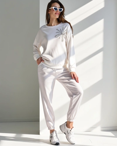 Set de viscoză Royalfashion pentru femei cu un model floral