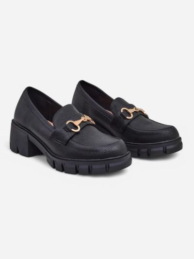 Moccasini femei Royalfashion cu toc mic Tollere