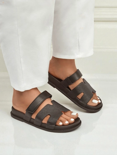 Royalfashion Papuci de damă din piele ecologică FlexiComfi