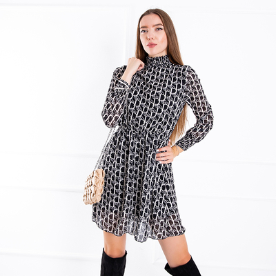 Rochie cu blugi cu model - Îmbrăcăminte