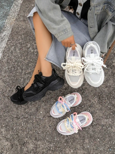 Pantofi sport Royalfashion pentru femei cu o talpă mai groasă Loness