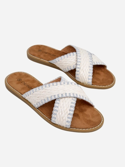 Sandale pentru femei Royalfashion cu curele țesute Bornes