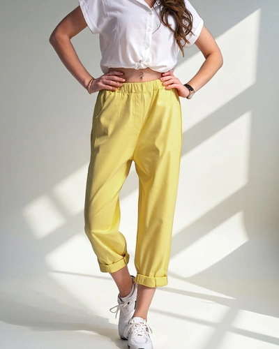 Pantaloni Royalfashion pentru femei din viscoză tip Harem