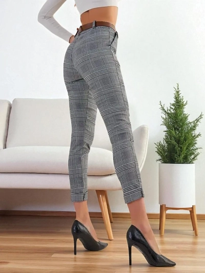 Royalfashion Pantaloni din stofă pentru femei