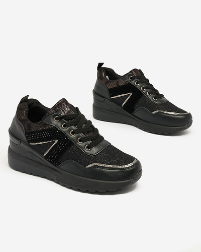 Royalfashion Adidași sport de damă cu toc platformă Lacyrllia