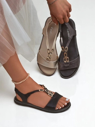 Royalfashion Damesandale met dekoratiewe bandjies Siena Glow