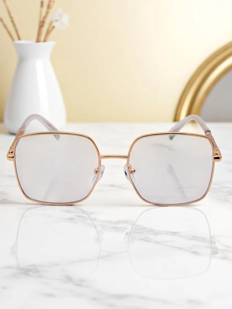 Royalfashion Ochelari de soare în formă de pătrat Skyline Shades