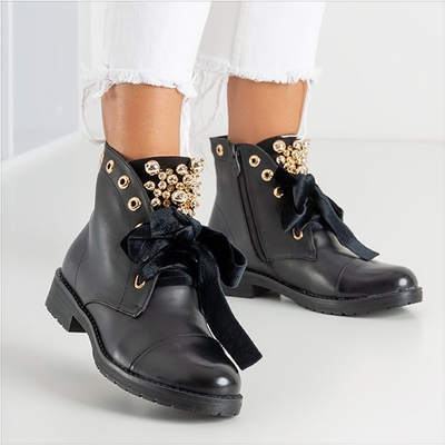 Genți negre cu decorațiuni Havelte - Încălțăminte