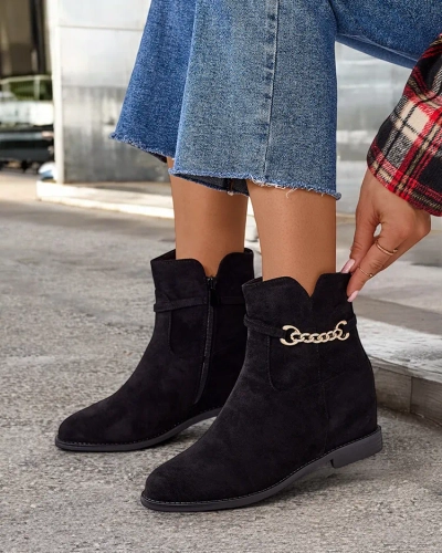 Bocanci cu toc ascuns pentru femei Royalfashion Ecerto