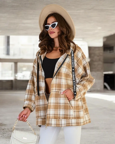 Royalfashion Palton tip cămașă pentru femei