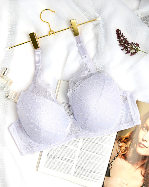 Royalfashion Sutien de damă decorat cu dantelă