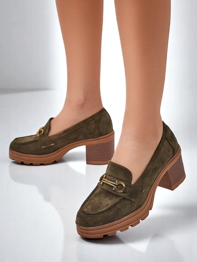 Royalfashion mocasini cu toc pentru femei Tollinge