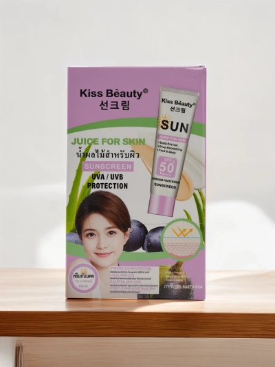 Crema de protecție solară Kiss Beauty 50 SPF în plicuri de 30mlx10buc
