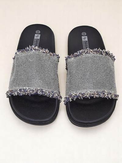 Șlapi plat pentru femei Royalfashion SparkleWalk