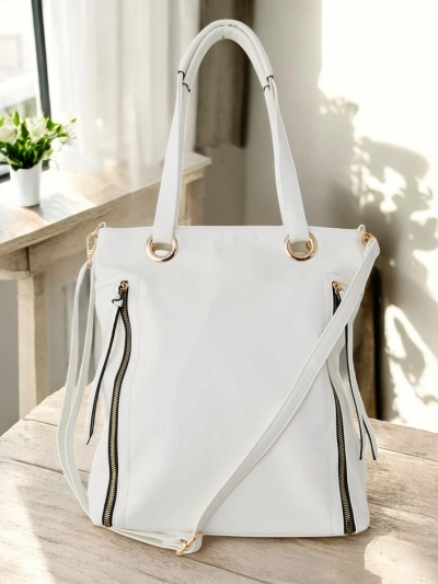 Royalfashion geantă de femei din eco-leather cu un portofel