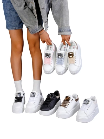 Sneakers sport pentru femei Royalfashion pe o platformă Safirrat
