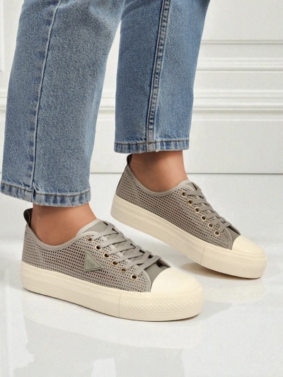 Tenis di Dama Callista Mesh Light Grey – konbinensia i estilo pa zomer i herfst
