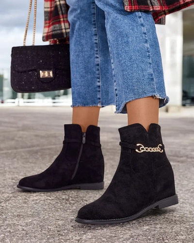 Bocanci cu toc ascuns pentru femei Royalfashion Ecerto