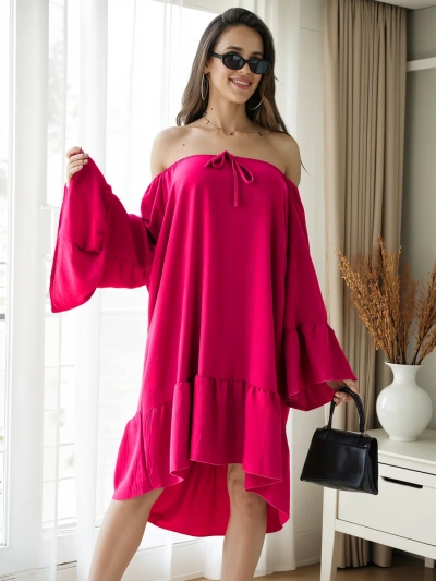 Rochie Royalfashion pentru femei a'la spaniolă cu volane oversized