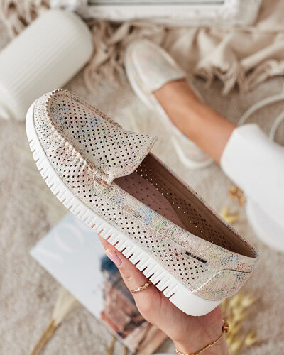 Royalfashion Mocasini de damă traforați Nafis