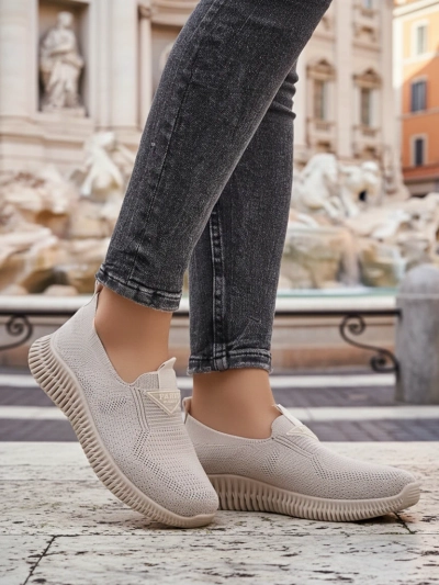 Royalfashion Slip-on women's fabric sports shoes Serra
