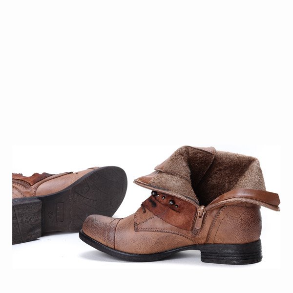 Brązowe workery Jaycee - Obuwie