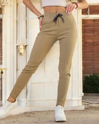 Royalfashion Pantaloni drepți din stofă pentru femei