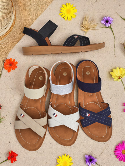 Sandale cu bretele elastice pentru femei Royalfashion Zerefis