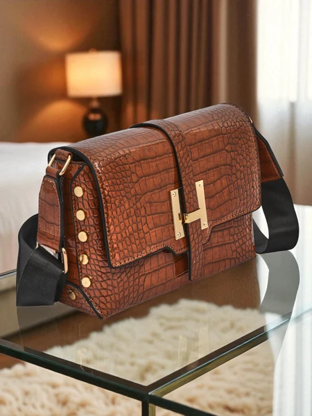 Royalfashion Lakir waali chhoti ladies bag eco leather Velia Crest