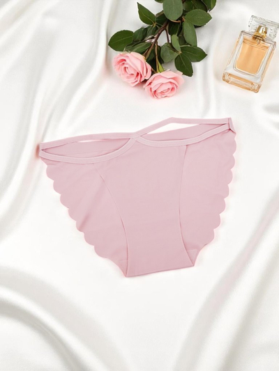 Royalfashion Chiloți tanga de damă cu tăietură laser și bretele decorative Edge Chic