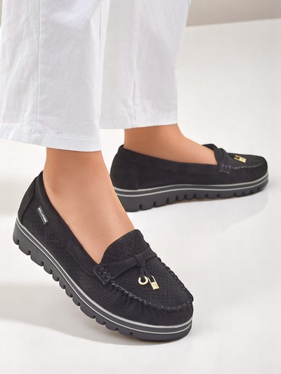 Mocasini pentru femei Royalfashion cu șireturi Elissas