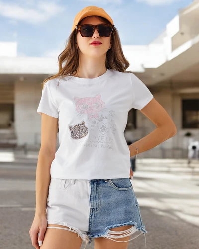 Royalfashion Bluză din bumbac pentru femei