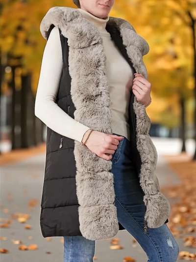 Jachetă pentru femei Royalfashion cu mâneci detașabile