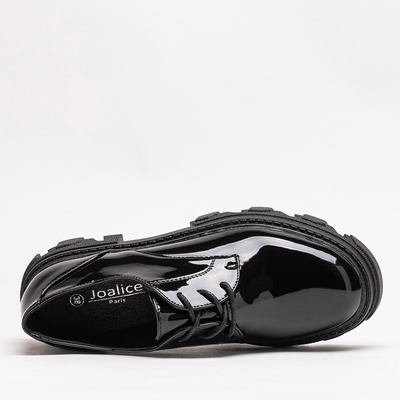 Pantofi de dama lacuiti negri Pertiso - Pantofi