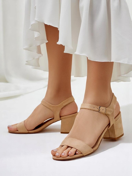 Sandale de damă din suede ecologic Royalfashion Quarter