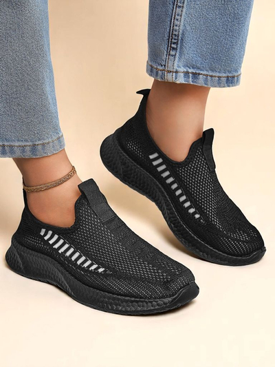 Royalfashion Natikani ženski športni čevlji iz blaga Sport Slip-On