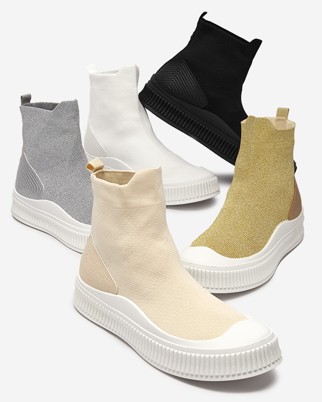 Tenisi Bejoko de damă bej - Încălțăminte