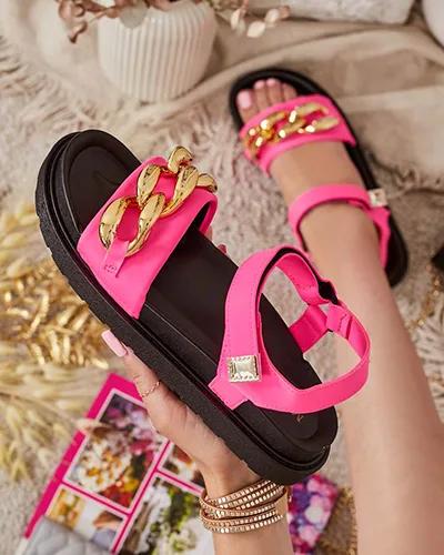 Royalfashion Sandale cu lanț Orette pentru femei