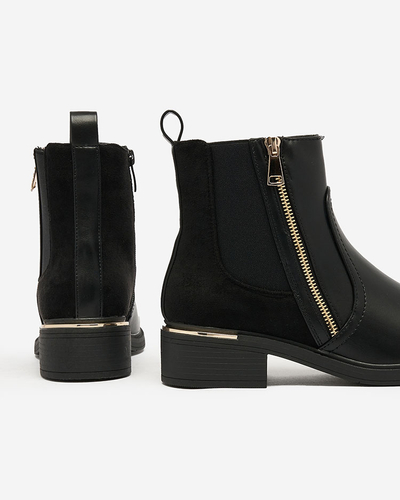 Royalfashion Negru cizme pentru femei a'la sztyblety Olohro