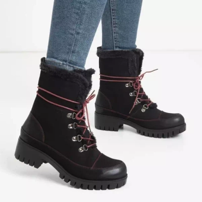 OUTLET Îmbrăcăminte de lucru Miratorg cu șireturi negre pentru damă - Încălțăminte