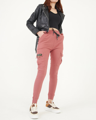 Pantaloni cargo de damă Coral - Îmbrăcăminte