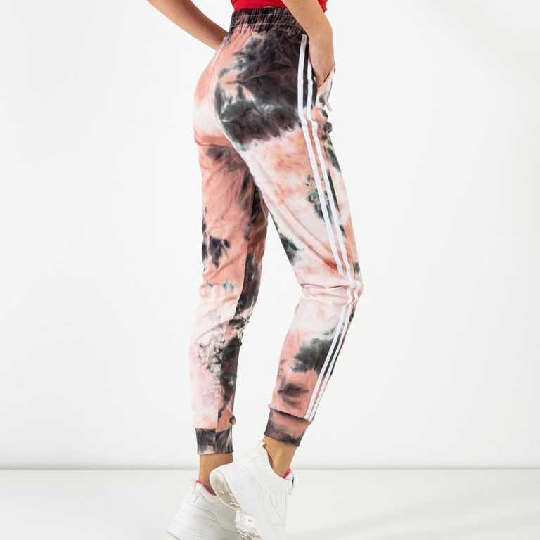 Pantaloni de trening roz cu dungi - Îmbrăcăminte