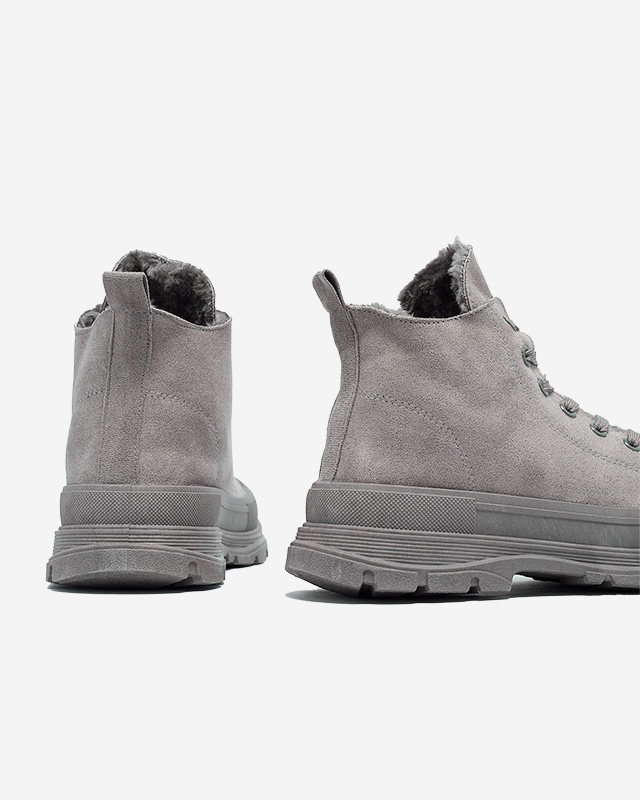 Pantofi sport a'la de damă izolați în gri Benvilo- Încălțăminte