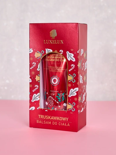 Balsam de Corp Luxelux de Crăciun cu Aroma de Căpșuni 300 ml