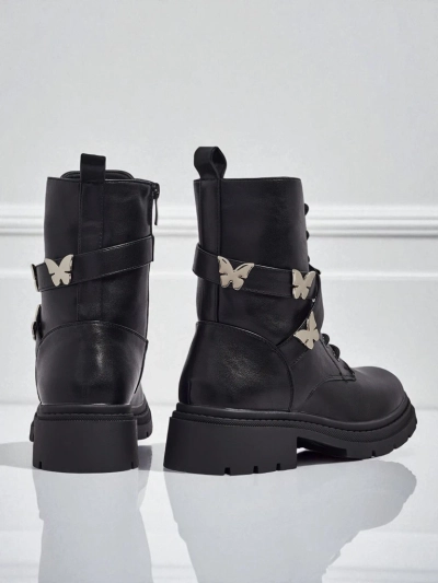 Botine workery de damă cu decorațiuni Motill
