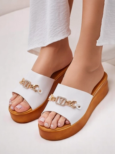 Sandale cu toc wedge pentru femei Royalfashion Dalimma