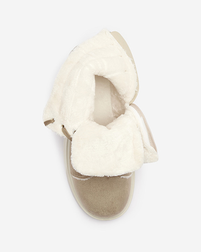 Cizme de vânătoare izolate de damă, de culoare maro Tivica - Încălțăminte