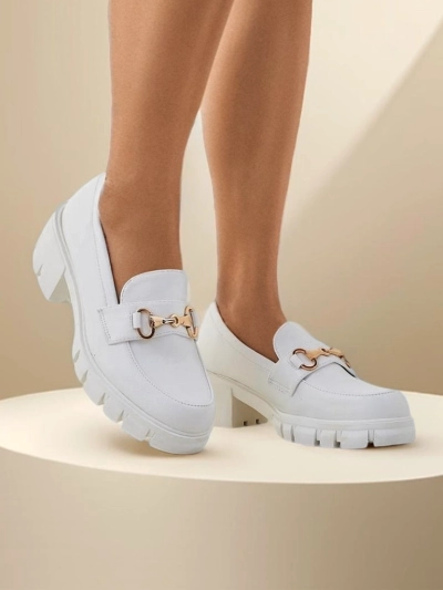 Mocasi de damă Royalfashion cu toc mic Tollere