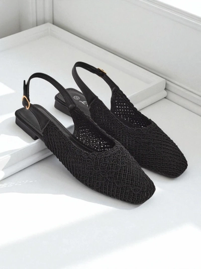 Royalfashion Sandalye dămsko s ku klaftă di-napoi Breeze Woven